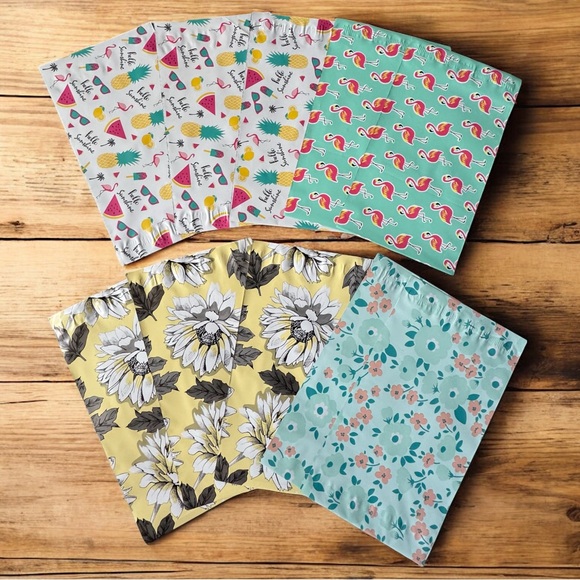 4/$20 - (10) 6x9 Summer Poly Mailers (Pack #15) - Picture 1 of 1